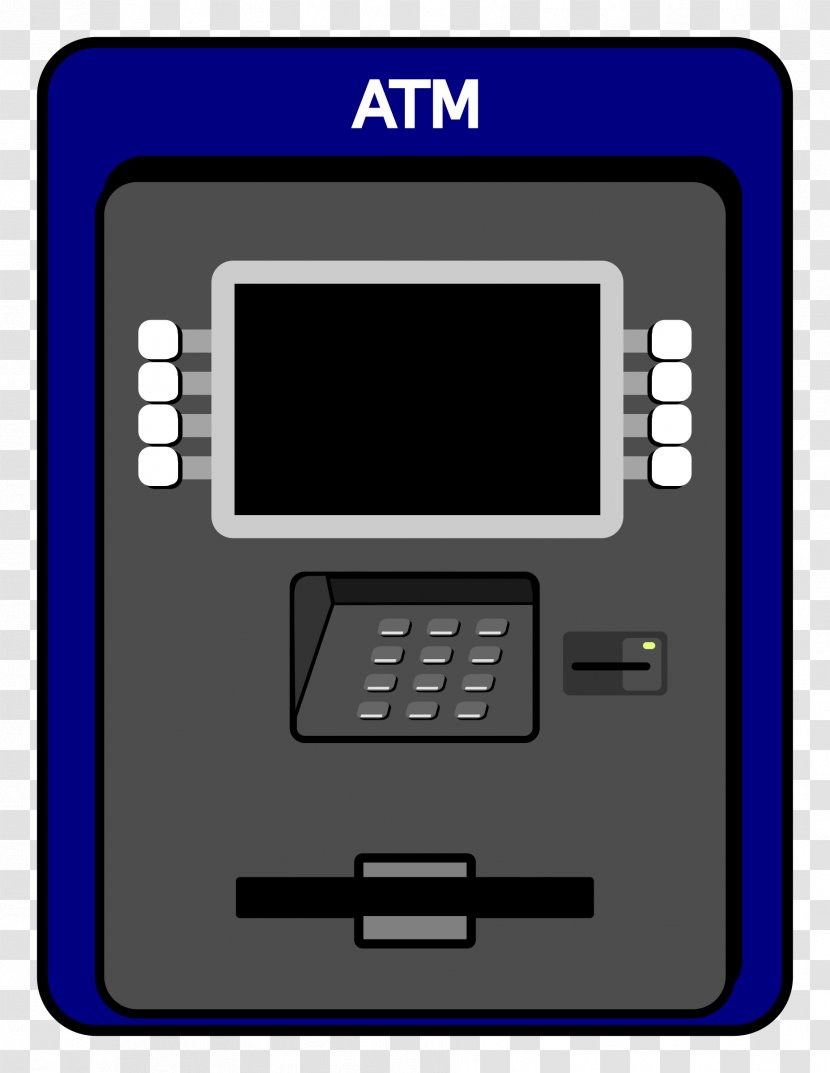 Automated Teller Machine Bank Clip Art - Office Equipment - Atm Transparent PNG