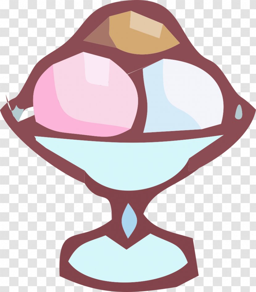 Ice Cream Clip Art - Pink - Cartoon Transparent PNG