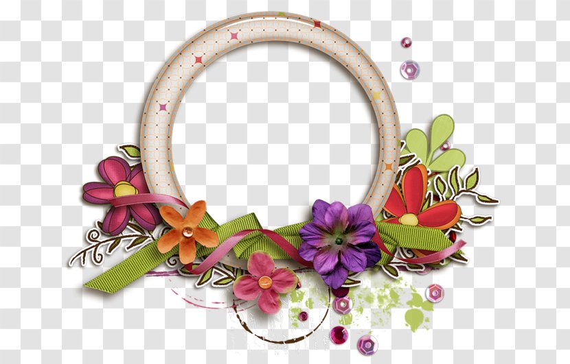 Yuvarlakia Grandmother's Day - Frame - Circle Flower Transparent PNG