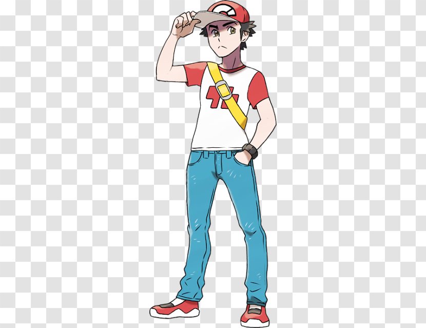 Pokémon Red And Blue Sun Moon FireRed LeafGreen Ash Ketchum - Pokemon Trainer Transparent PNG