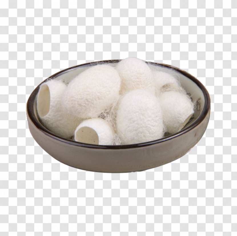 Silkworm Collagen Bozzolo - Mulberry - A Bowl Of Silk Balls In Kind Transparent PNG