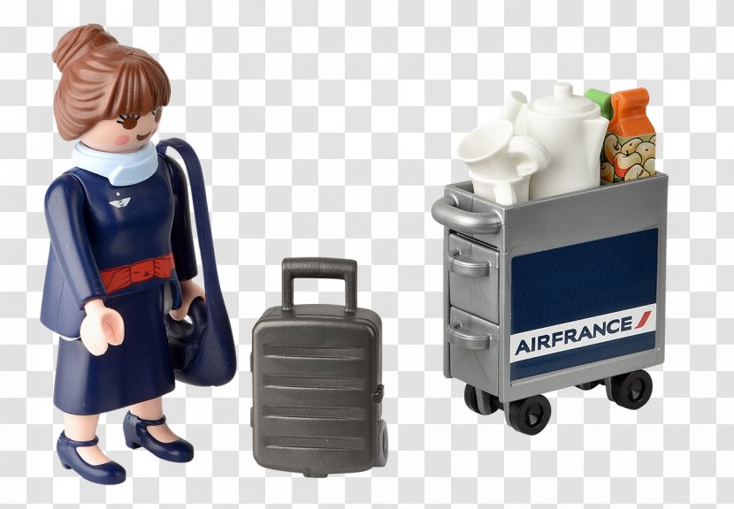 Air France Airbus A380 Airplane Flight Attendant Playmobil Transparent PNG