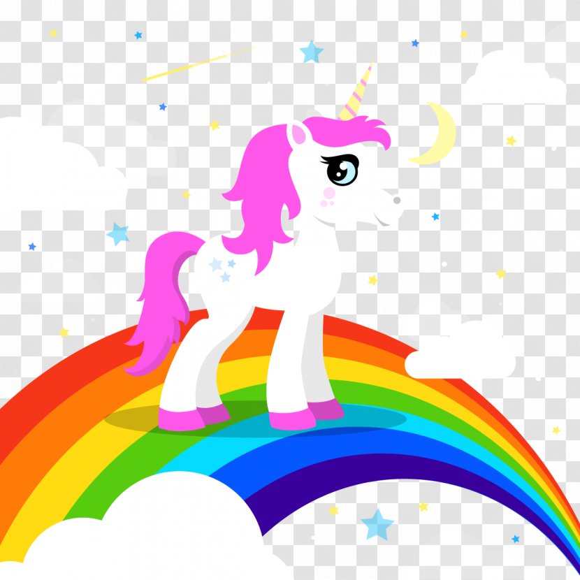 Unicorn Case - Pink - Vector Rainbow Horse Transparent PNG