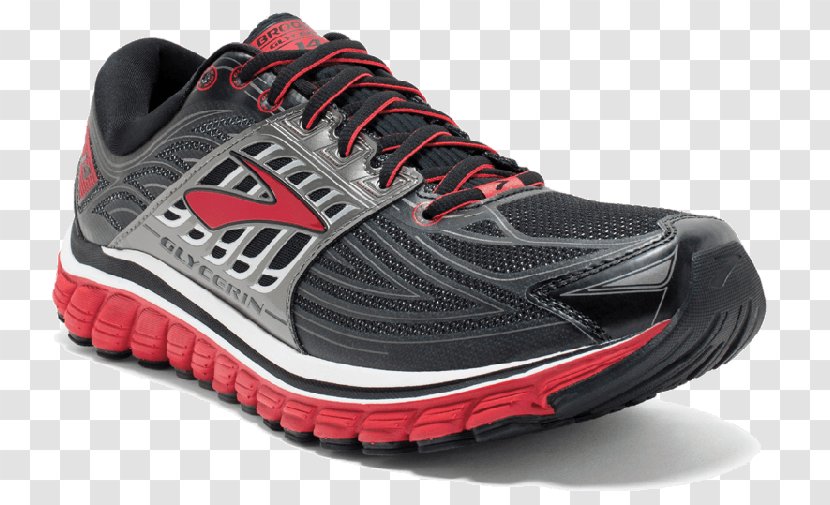 Brooks Sports Sneakers Shoe Running Red - Walking - Nike Transparent PNG