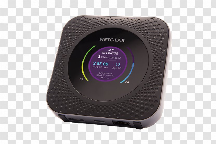 Router Netgear Wi-Fi Broadband 4G - Gigabit Per Second - Electronic Device Transparent PNG