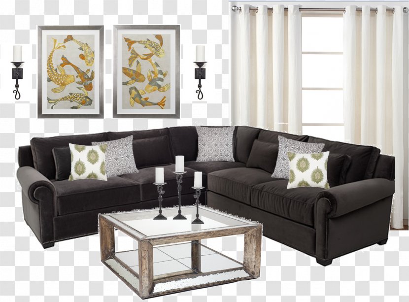 Loveseat Table Couch Living Room Furniture - Sofa Bed Transparent PNG