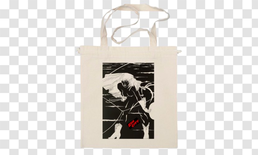 T-shirt Tote Bag Handbag String - Silhouette Transparent PNG