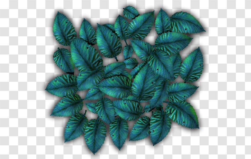 Turquoise Leaf - Tropical Plants Transparent PNG