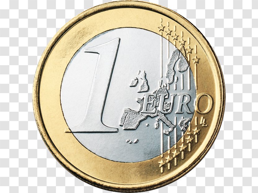 Euro Coins Europe Money 1 Coin - Gold - Eur Transparent PNG