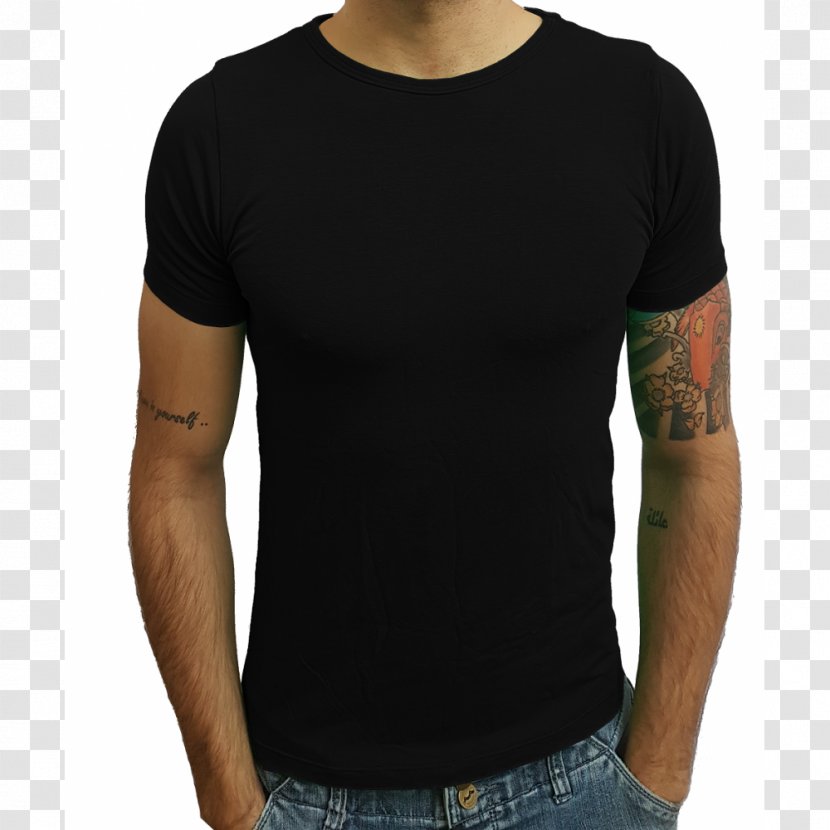 Long-sleeved T-shirt Collar - Tshirt Transparent PNG