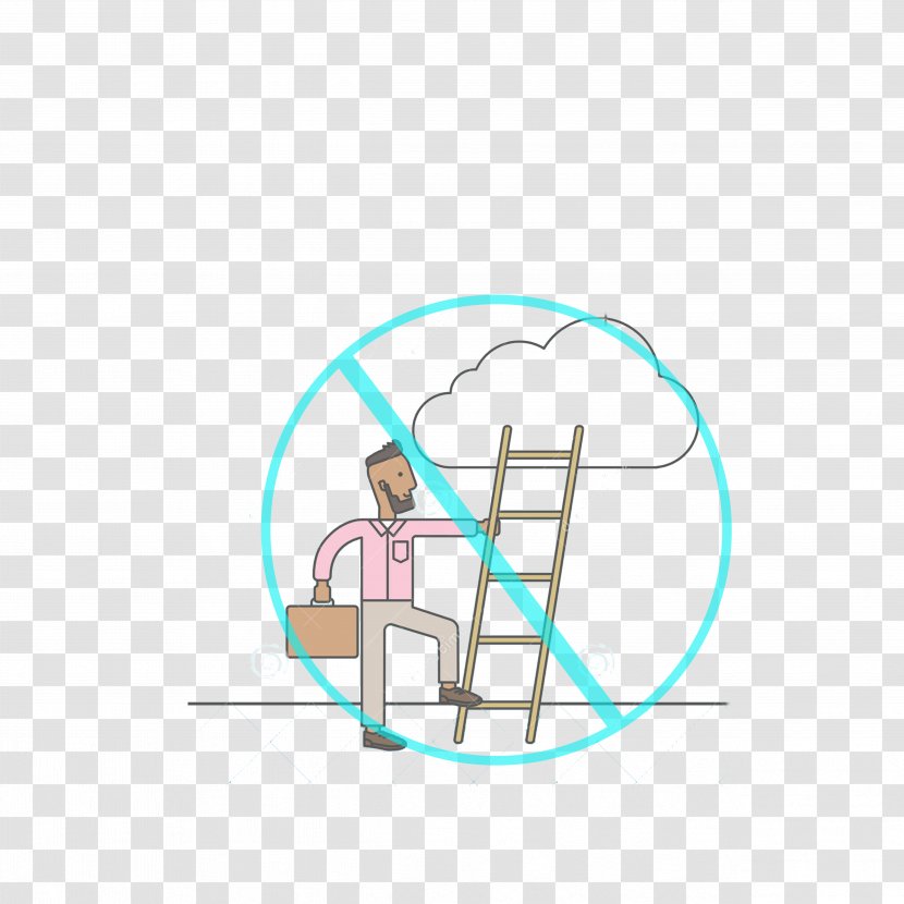 Cartoon Logo - Designer - Banned Climbing Ladder Transparent PNG