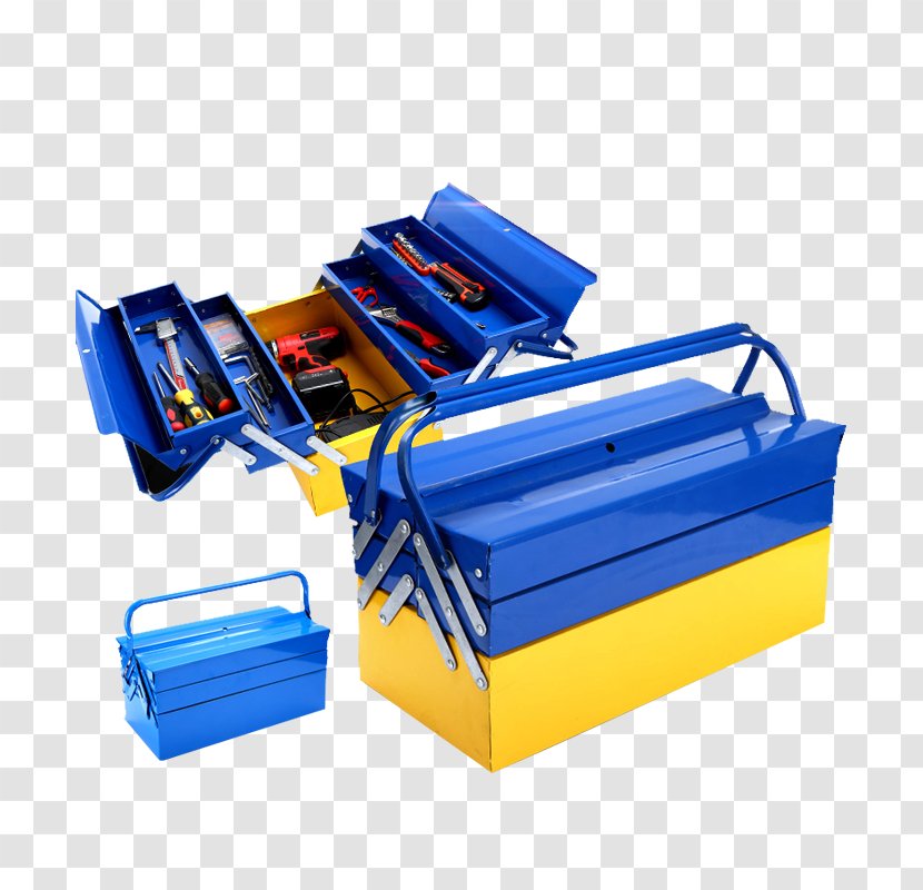 Toolbox Plastic DIY Store - Diy - Product Kind Blue Metal Transparent PNG