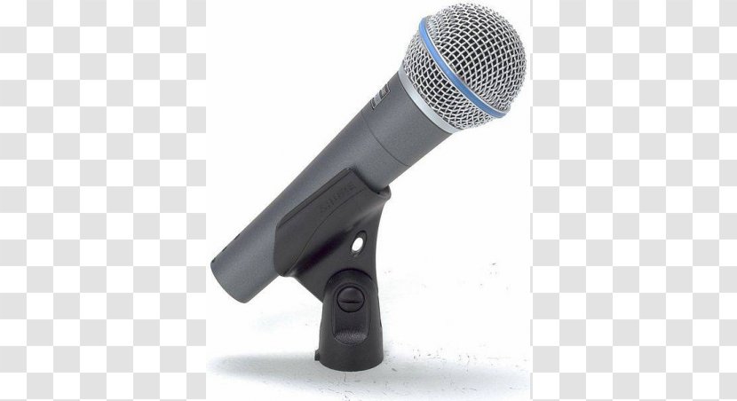 Microphone Shure SM58 Beta 58A Audio - Silhouette Transparent PNG