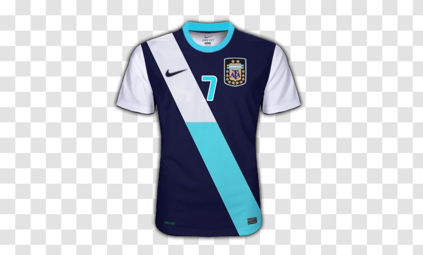Sports Fan Jersey T-shirt Sleeve Outerwear - Blue Transparent PNG