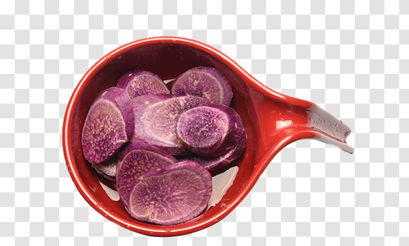French Fries Vitelotte Purple Potato Chip Sweet - Container Of Chips Transparent PNG