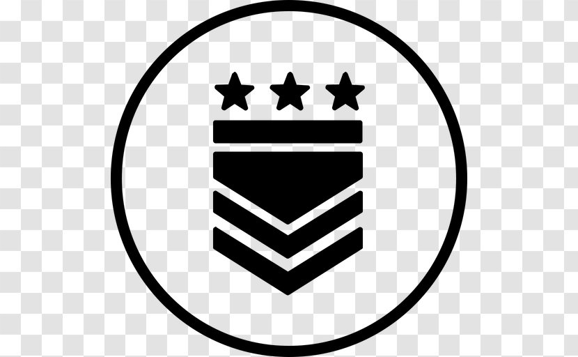 Army Cartoon - Badges Of The United States - Blackandwhite Sticker Transparent PNG