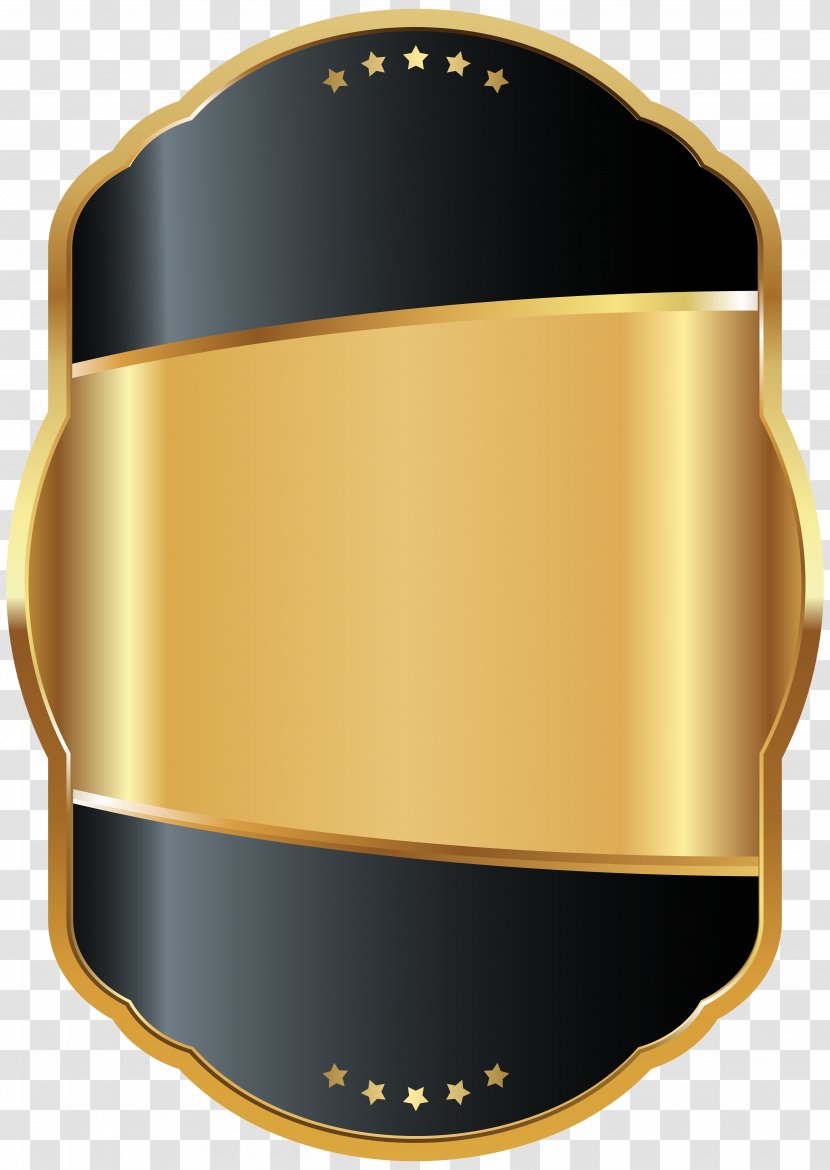 Label Gold Clip Art - Digital Media - Template Black Image Transparent PNG