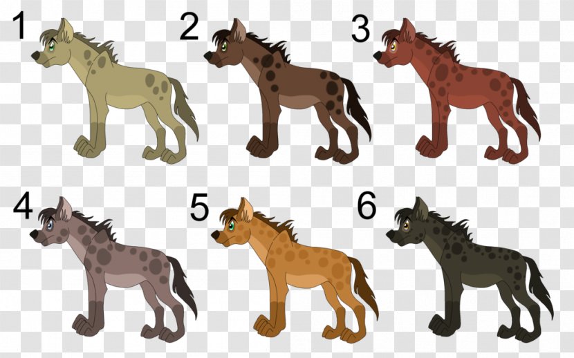 Hyena Horse Gray Wolf Cat Mammal - Mane Transparent PNG