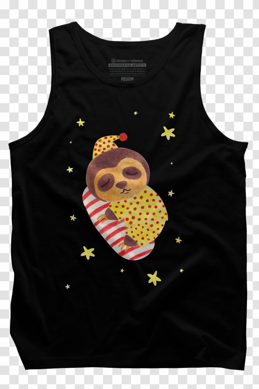 T-shirt Sloth Gilets Sweater - Sleep - Sleeping Transparent PNG