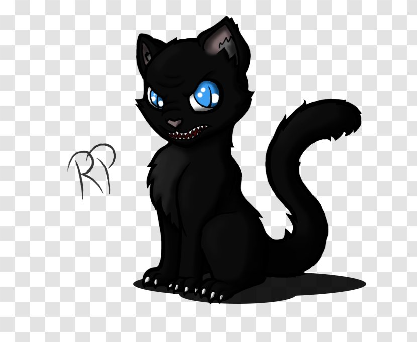 Black Cat Kitten Domestic Short-haired Whiskers - Carnivoran - Blue-eyed Vector Transparent PNG