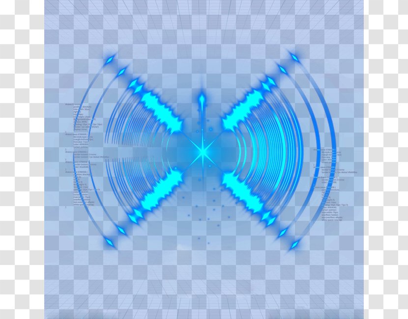 Light Symmetry Turquoise Pattern Transparent PNG