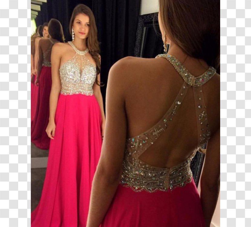 Evening Gown Party Dress Prom - Cartoon - Long Transparent PNG