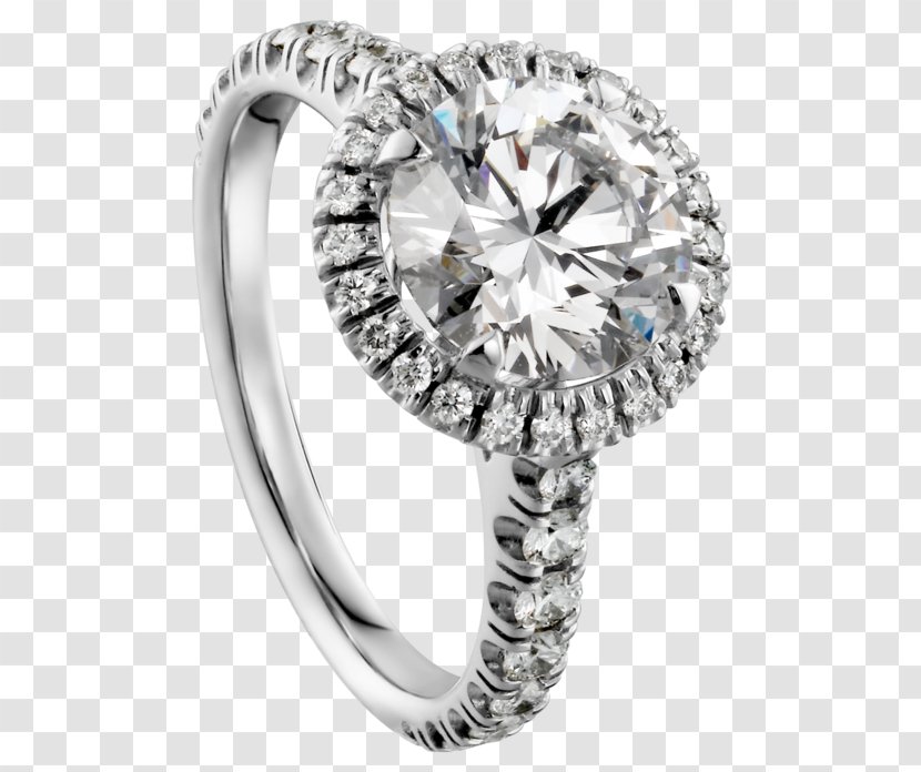 Cartier Engagement Ring Diamond Jewellery - Gemstone - Jewelry Free To Pull The Material Image Map Transparent PNG