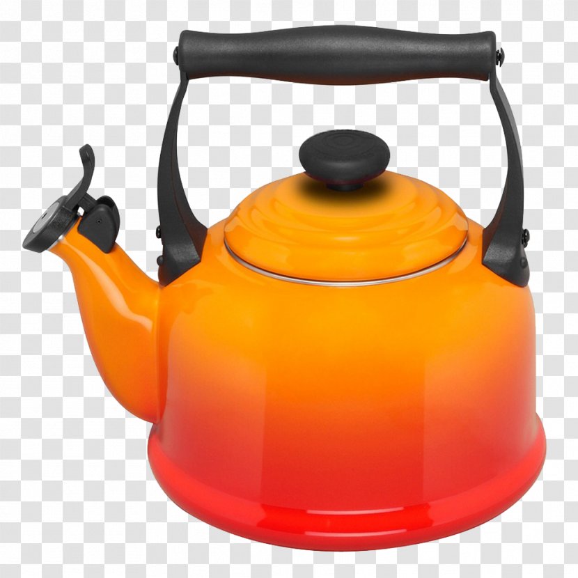 Kettle Le Creuset Kitchen Stove Vitreous Enamel - Teapot - Clipart Transparent PNG