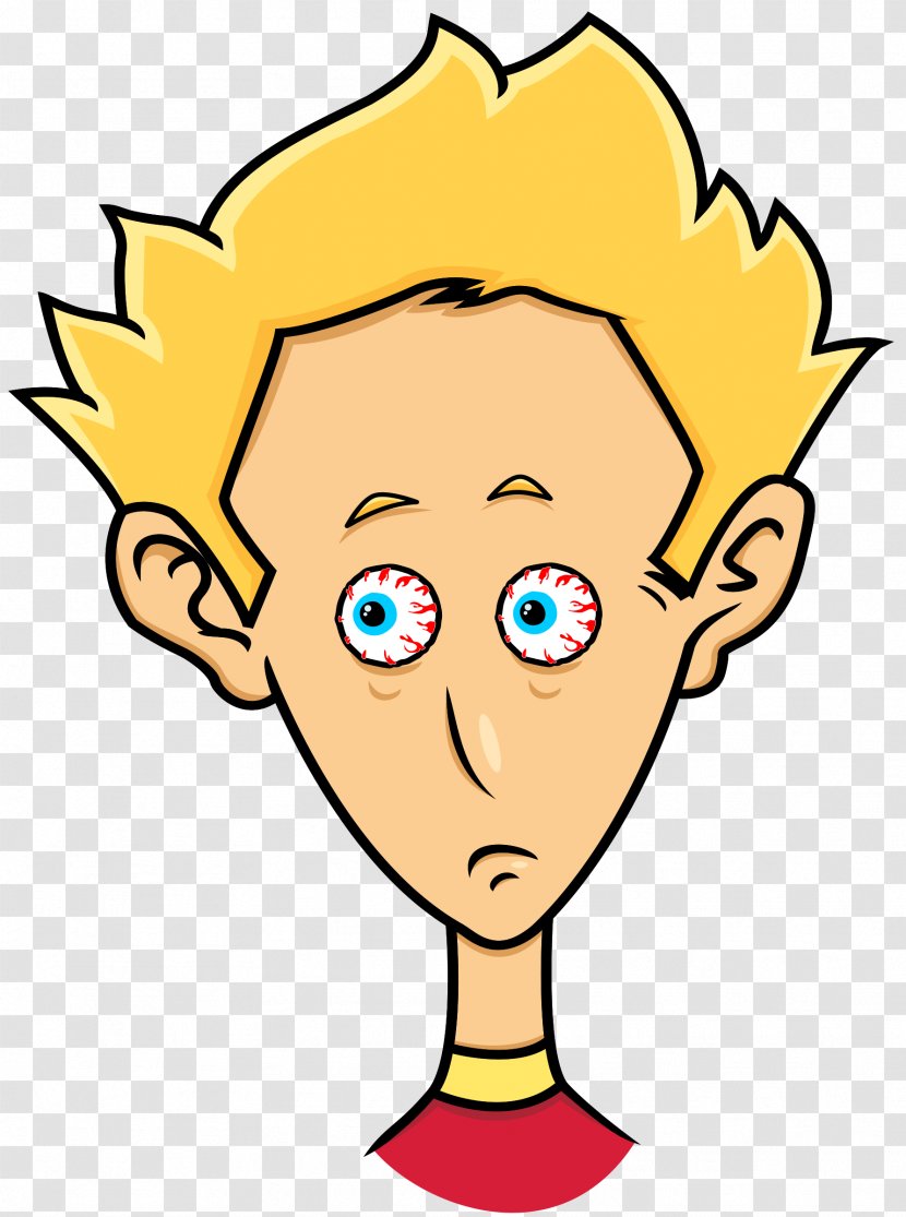 Clip Art Vector Graphics Blond Man Illustration - Hair - Paranoid Face Transparent PNG