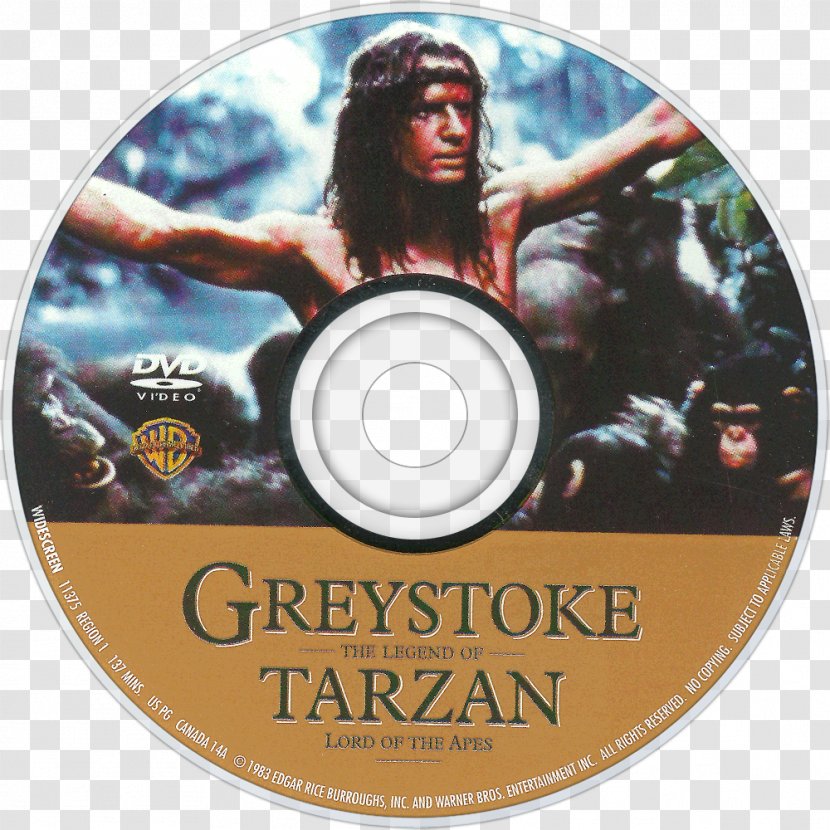 Tarzan Of The Apes Film Video Blu-ray Disc - Poster Transparent PNG