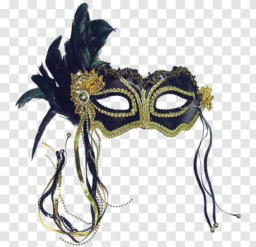 Masquerade Ball Black Mask Blindfold Costume Party - Maskerade Transparent PNG