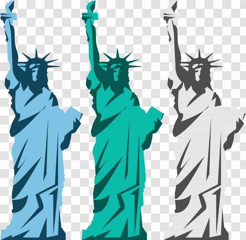 Statue Of Liberty Illustration - Tree - Vector Transparent PNG