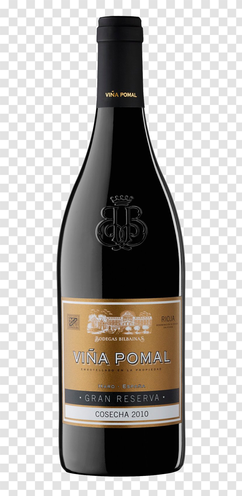 Liqueur Graciano BODEGAS BILBAINAS Wine Pinot Noir - Bottle Transparent PNG
