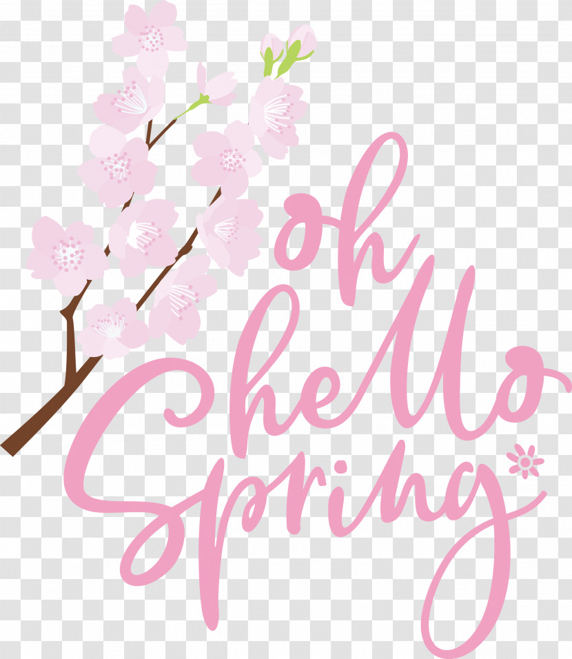 Oh Hello Spring Hello Spring Spring Transparent PNG