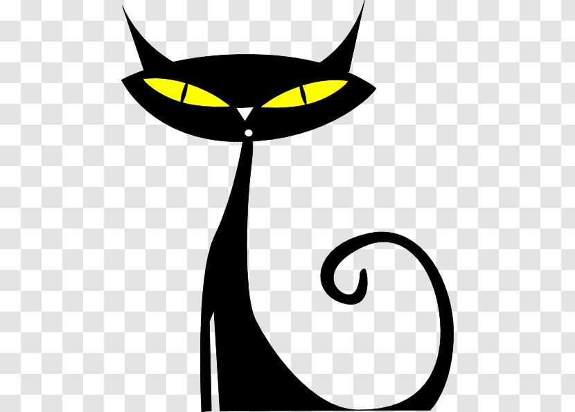 Black Cat Free Content Clip Art - Blog - Halloween Cartoon Transparent PNG