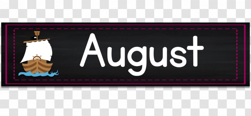 Month Names Of The Days Week Word Wall Brand - Logo Transparent PNG