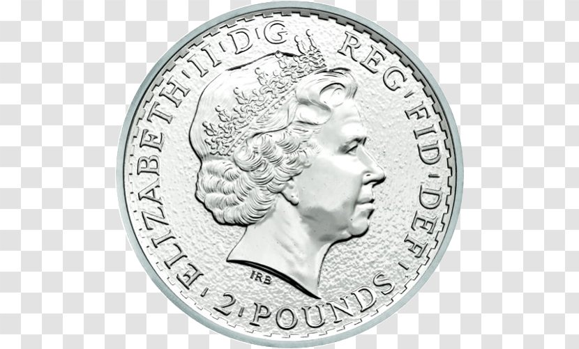 United Kingdom Britannia Silver Bullion Coin - One Pound Transparent PNG
