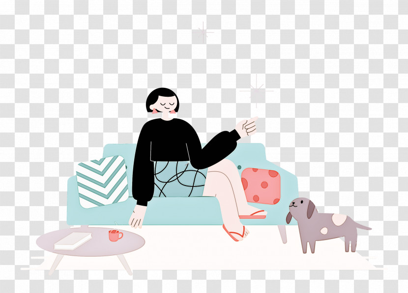 Alone Time At Home Transparent PNG
