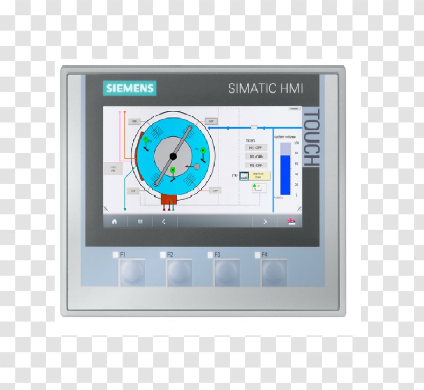 Display Device SIMATIC Siemens User Interface Touchscreen - Hmi Transparent PNG