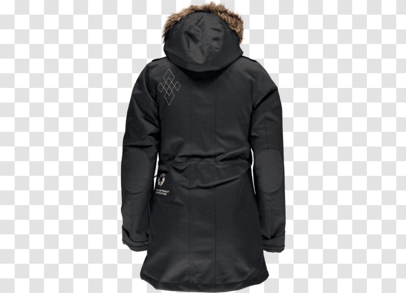 Leather Jacket Motorcycle Coat Ski Suit - Hood Transparent PNG