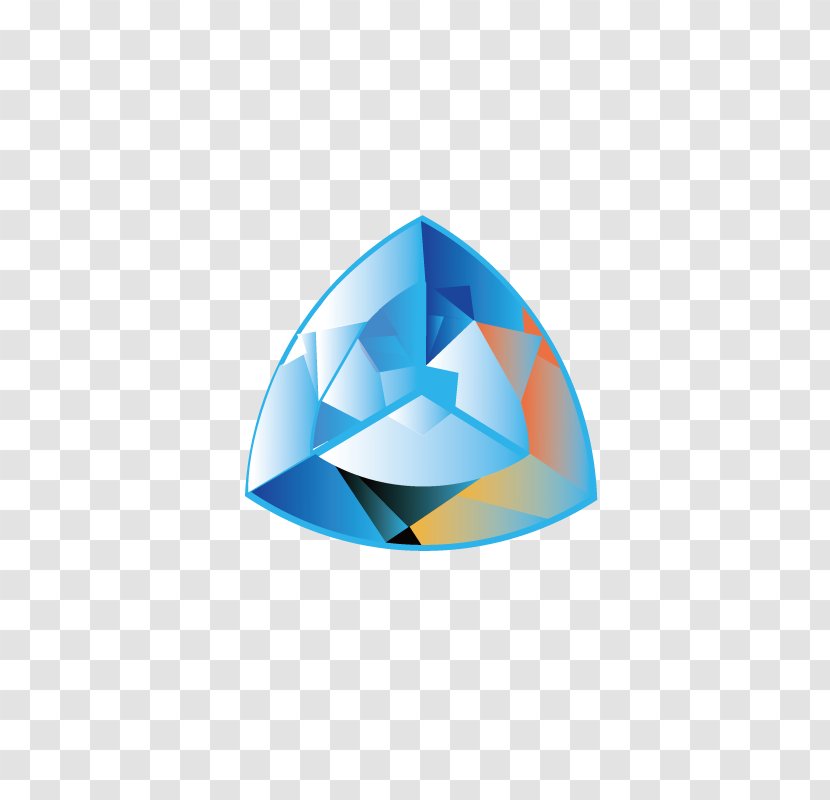 Diamond Gemstone Sapphire Blue Transparent PNG