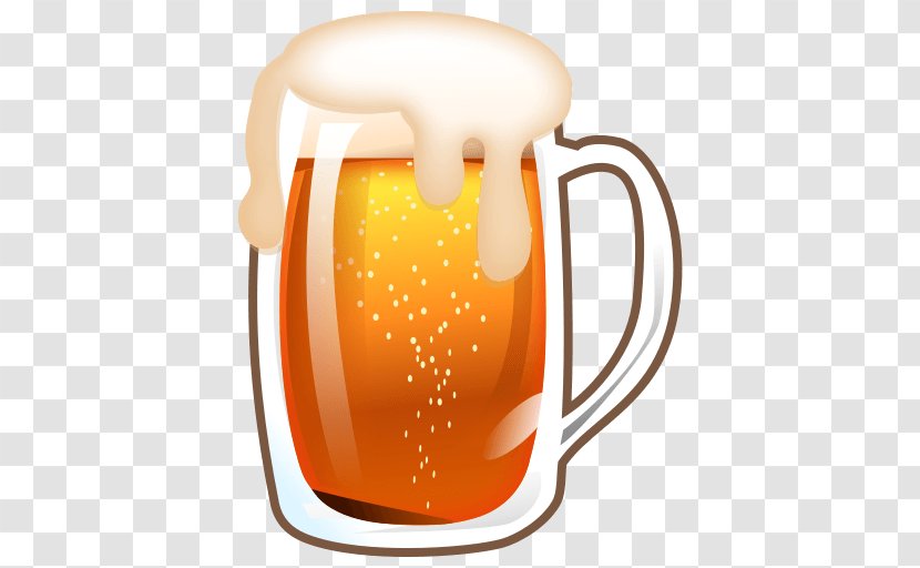 Beer Glasses Emoji Mug Emoticon - Tableware Transparent PNG