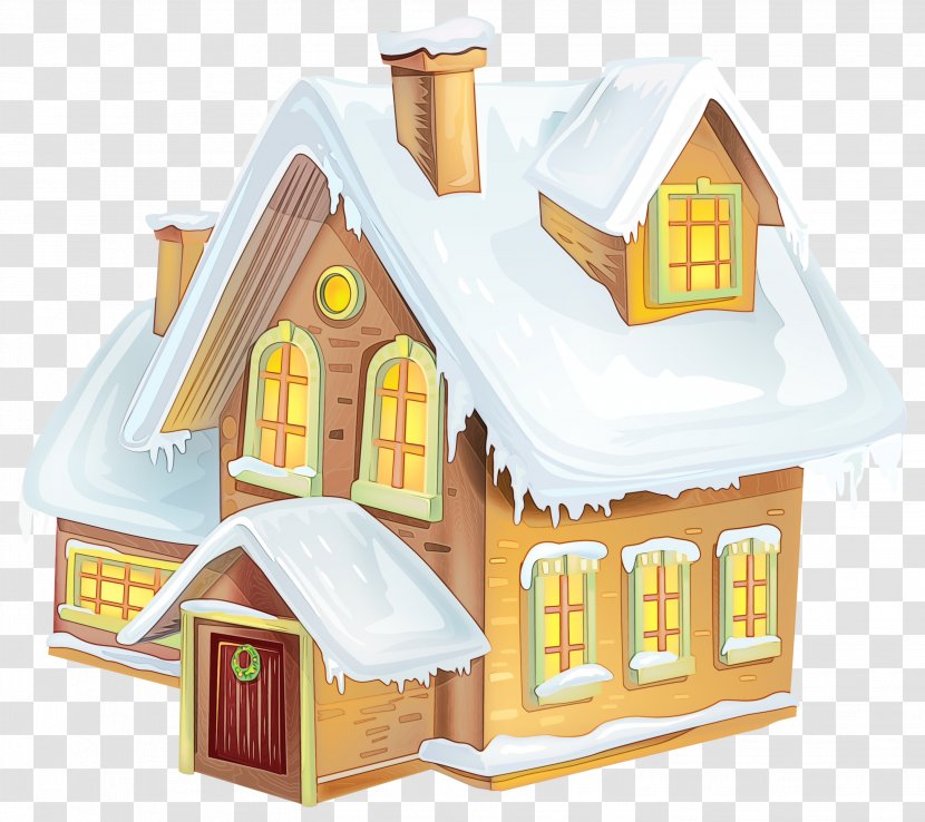 Winter House - Home - Toy Transparent PNG