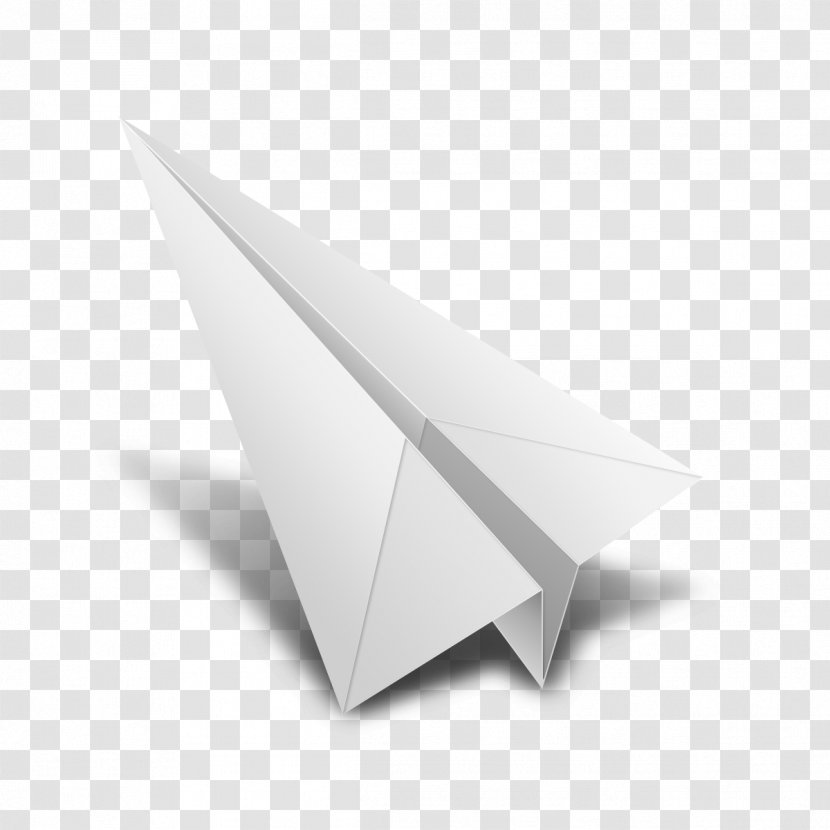 Paper Plane Airplane Aircraft Flight - White Transparent PNG