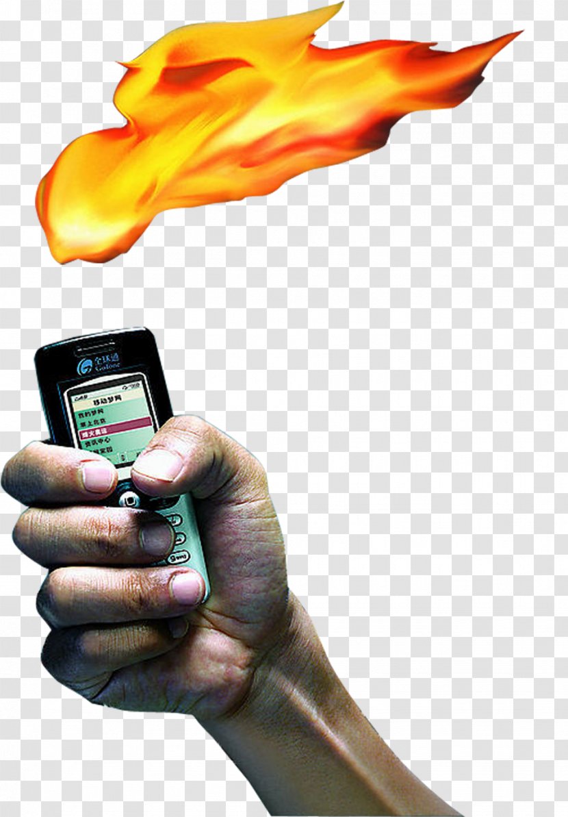 Light Flame Fire - Phone Transparent PNG