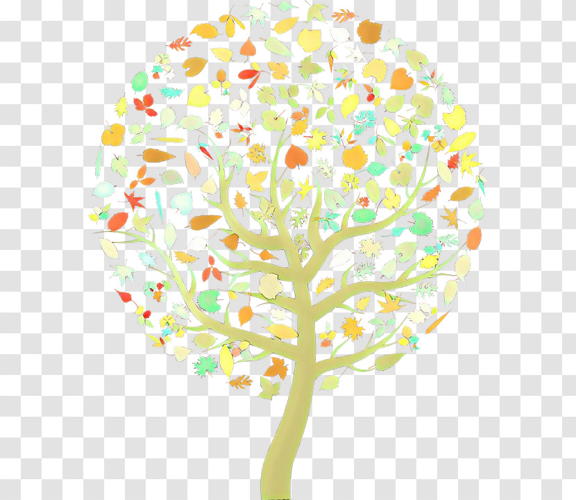 Yellow Tree Plant Transparent PNG