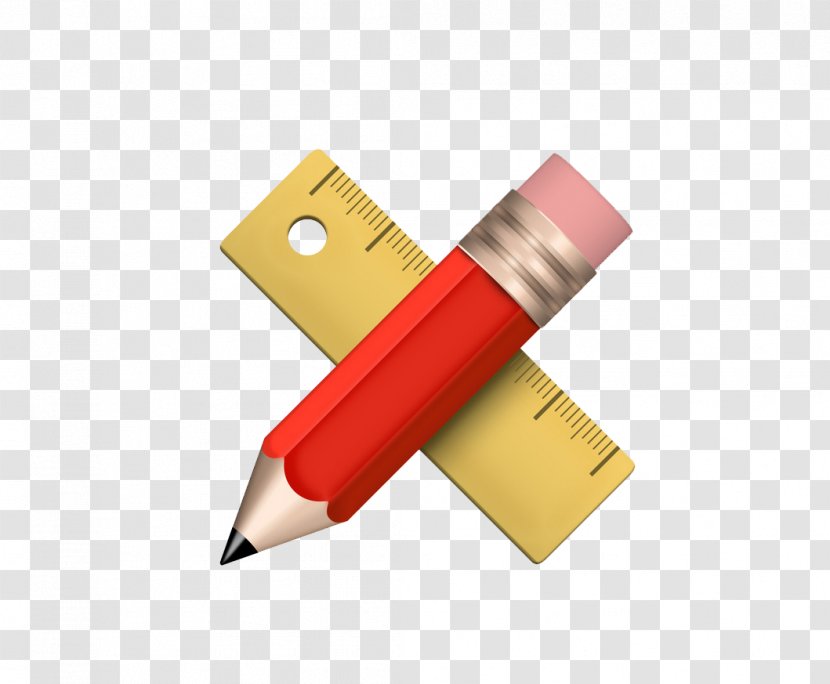 Technical Drawing Tool Icon - Pen - And Ruler Transparent PNG