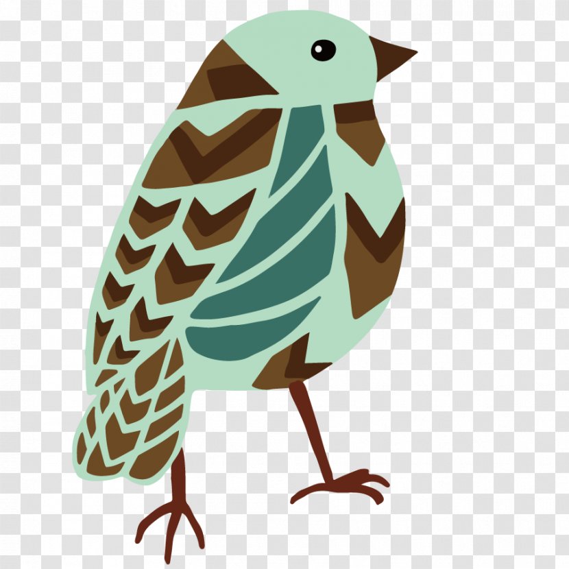Bird Euclidean Vector Drawing - Cartoon Sparrow Transparent PNG