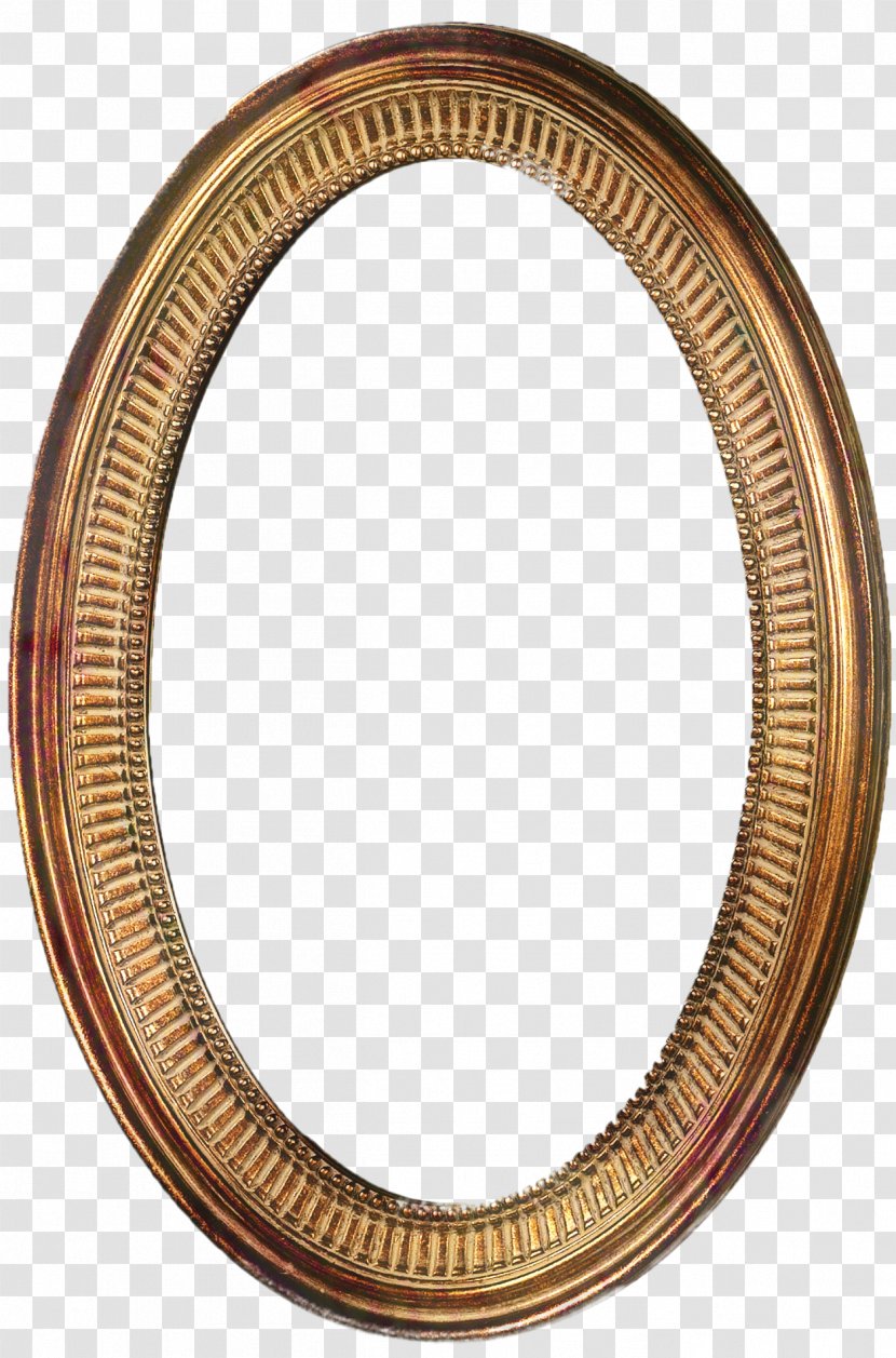 Circle Background Frame - Picture Frames - Brass Transparent PNG