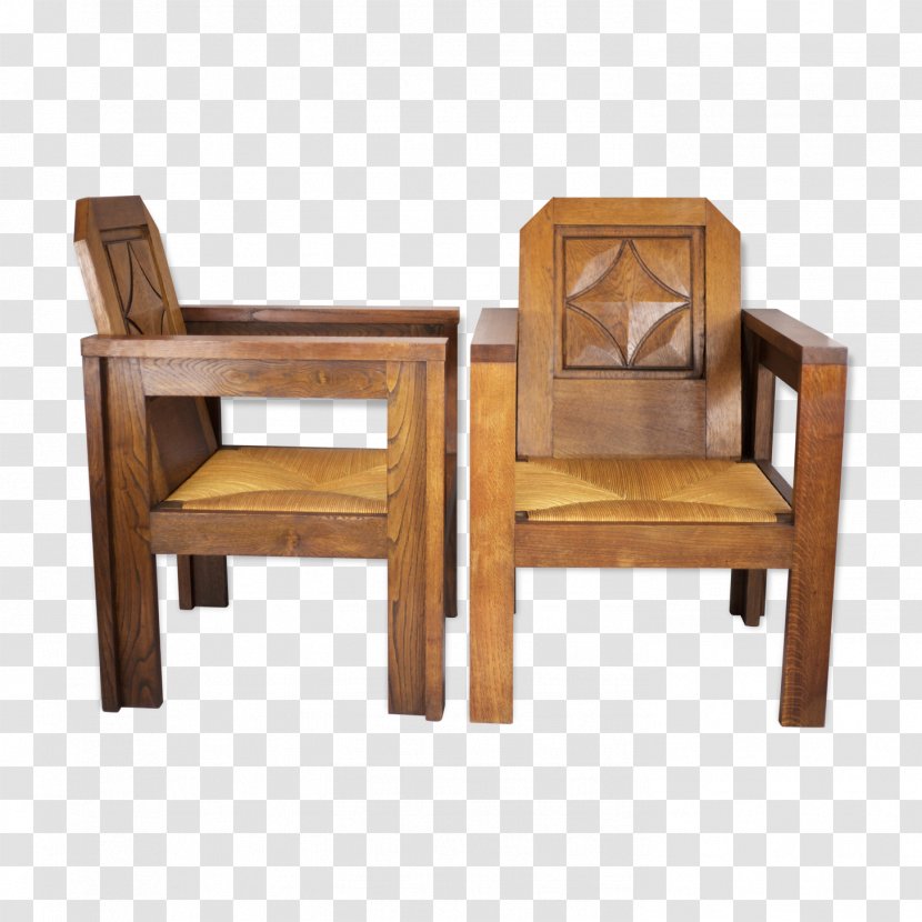 Chair Fauteuil Table Armrest Desk - Wood Transparent PNG